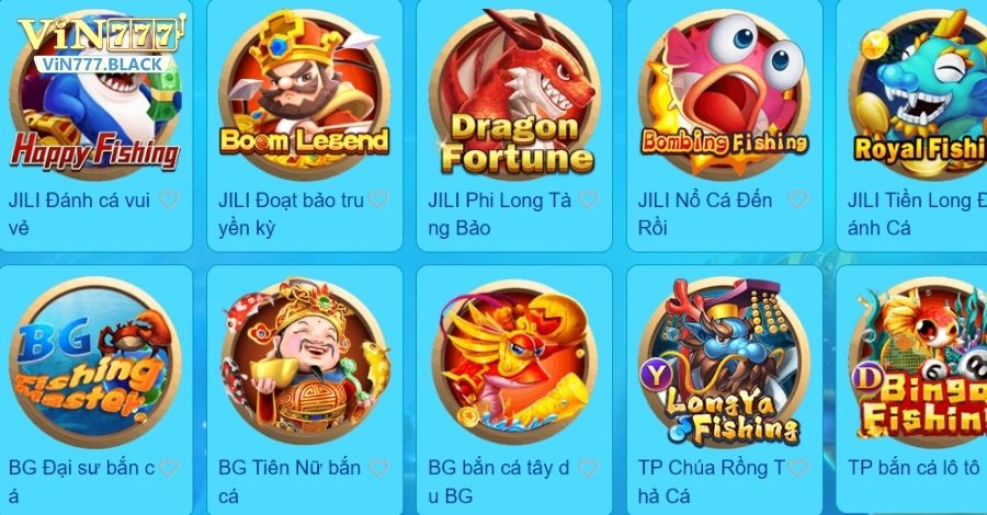 Đa dạng phiên bản game săn cá trực tuyến tại nhà cái VIN777