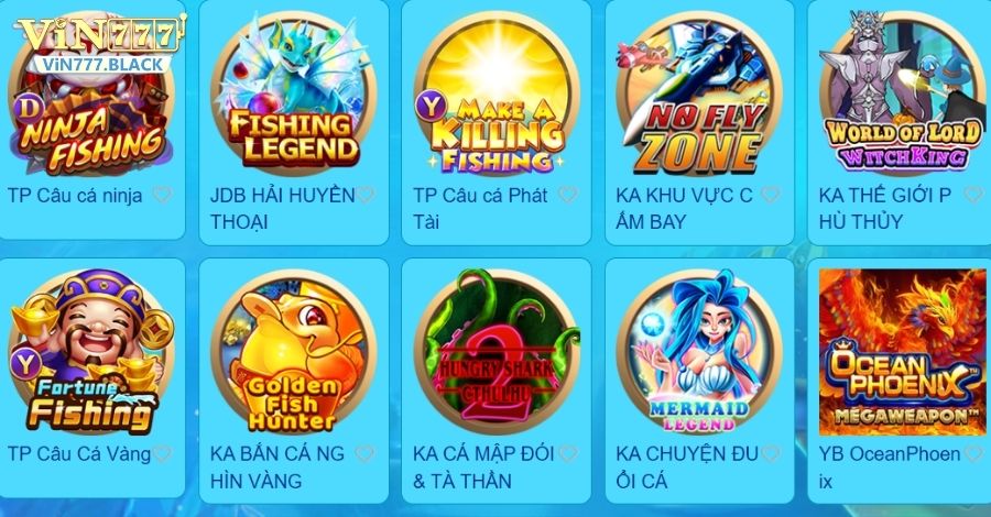 Các sảnh cược với nhiều tựa game hấp dẫn cùng đồ họa ấn tượng