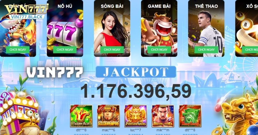 Trang web chính thức nền tảng game đổi thưởng quốc tế VIN777